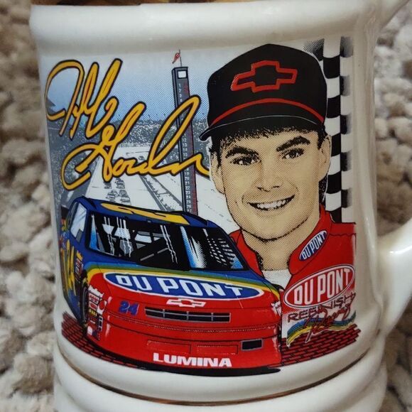 Jeff Gordon Inaugural Brickyard 400 Race Winner Beer Stein with Stats‎ - Picture 3 of 6
